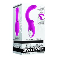 Vibrador Poseable Evolved con Tapping y Succión