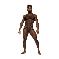 Jock Ring Rude Awakening Male Power Negro S/M