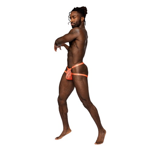 Jockstrap Rude Awakening Naranja Neón de Male Power