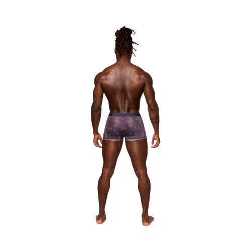 Male Power Sheer Prints Seamless Sheer Short