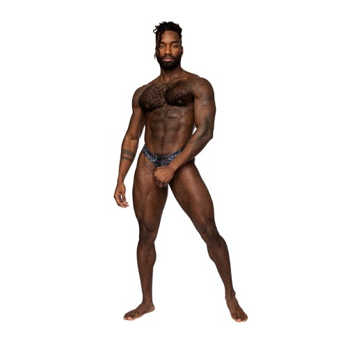 Male Power S'naked Power Sock L/XL Negro/Azul