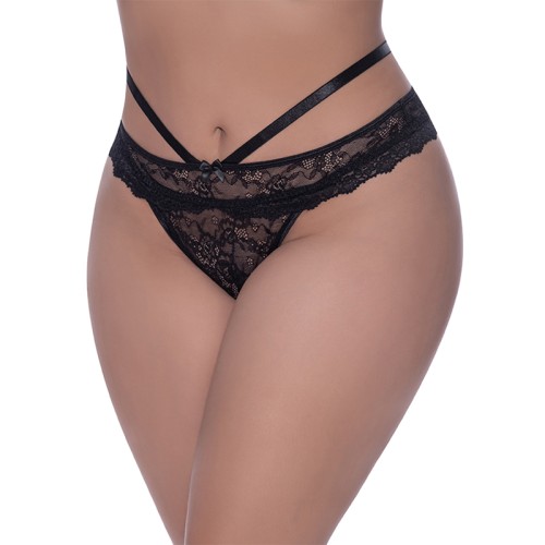 Magic Silk Ooh La Lace Peek-a-Boo Cheeky Panty