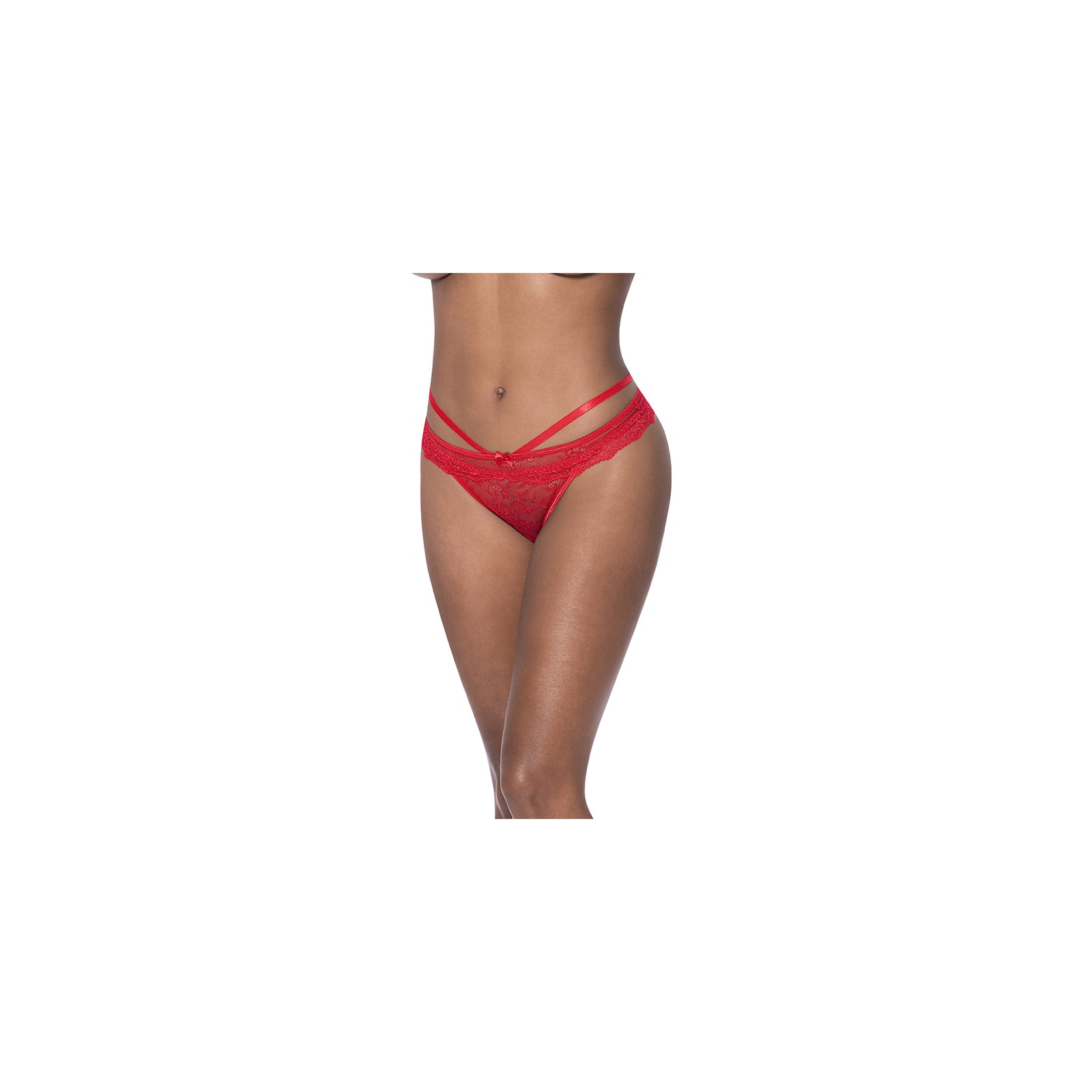 Magic Silk Ooh La Lace Peek-a-Boo Cheeky Panty - Feel Sexy