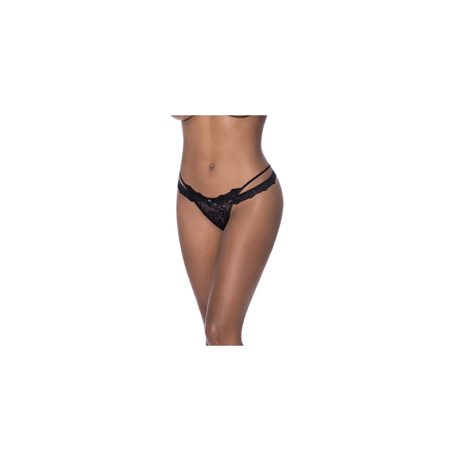 Magic Silk Lace Cross Strap Tanga