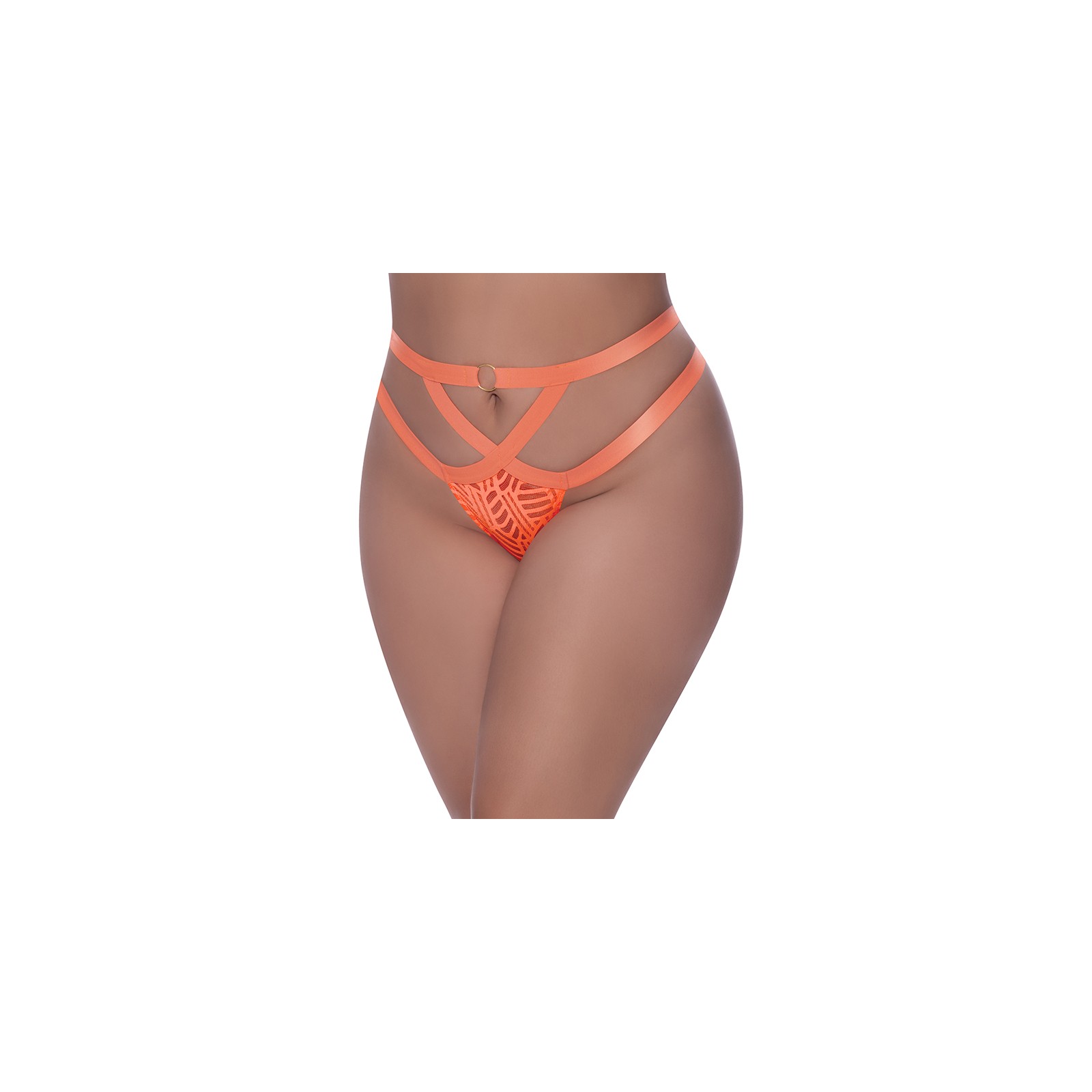 Magic Silk Rude Awakening Cheeky Panty Neon Orange - Fun & Flirty