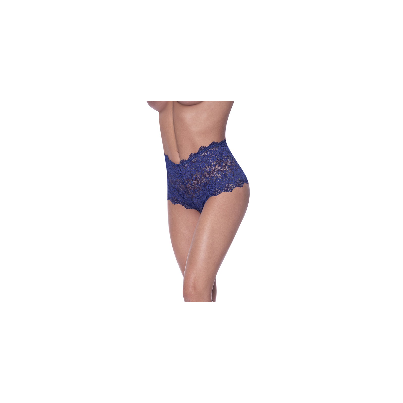 Magic Silk Berrylicious Lace Boyshort Blueberry