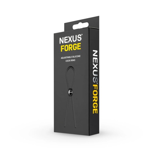 Nexus Forge Adjustable Silicone Cockring Black