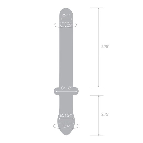 Glas Classic Dual-Ended Glass Dildo