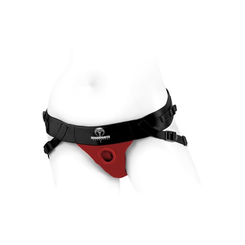 SpareParts Joque Double Strap Harness Red Size B