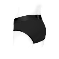 SpareParts Tomboi Nylon Briefs Harness Black