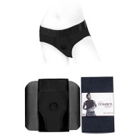 Arnés Tomboi Nylon Briefs Negro