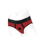 Arnés Tomboi de Nylon Rojo/Negro Talla S