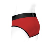 Arnés Tomboi de Nylon Rojo/Negro Talla S