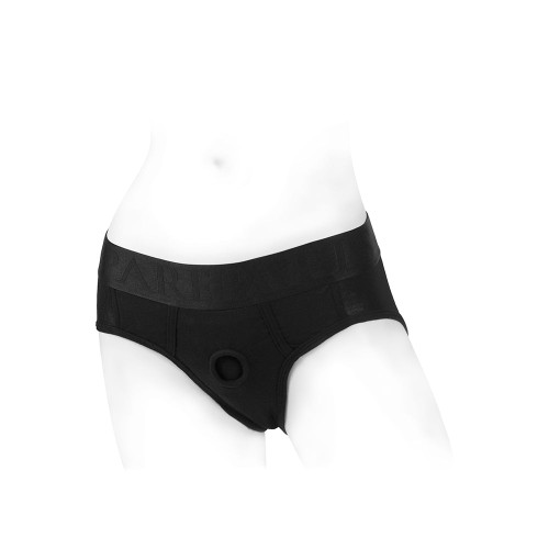 SpareParts Tomboi Rayon Briefs Harness Black XS - Ultimate Comfort