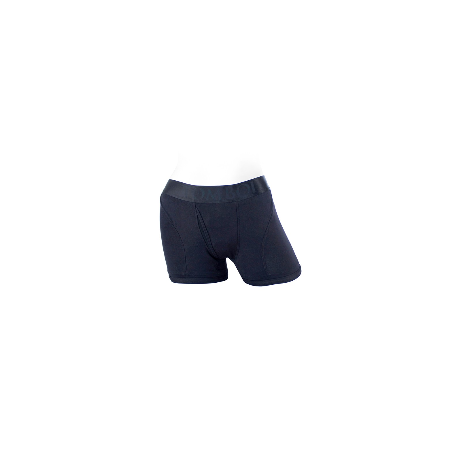 SpareParts Tomboii Boxer Breifs de Rayón con Arnés Negro Talla M