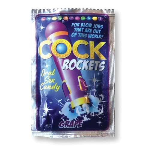 Caramelos para Sexo Oral Cock Rockets - Uva