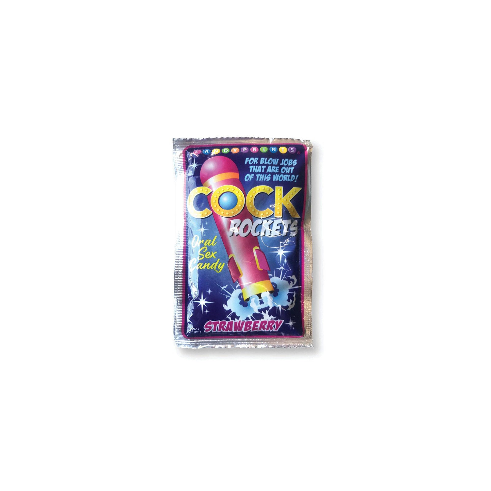 Caramelo para Sexo Oral Cock Rockets Sabor Fresa