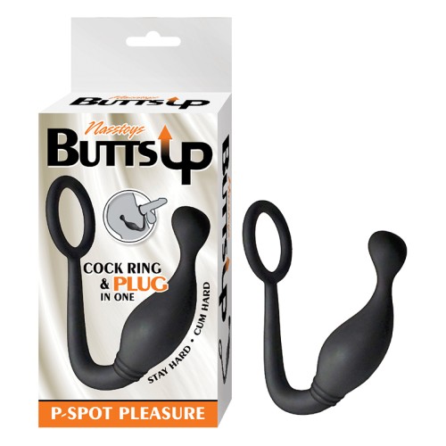 Nasstoys Butts Up Cock Ring & Anal Plug for P-Spot Pleasure