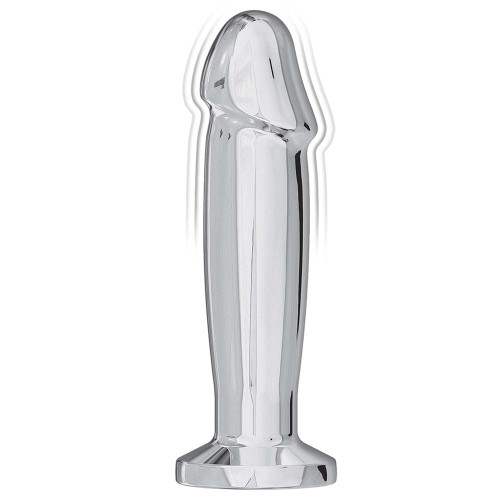 Nasstoys Plug Anal Vibrante de Metal Ecstasy Plata con Control Remoto