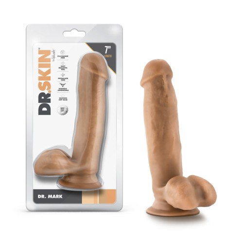 Dildo Dr. Skin Dr. Mark 7 in. Beige