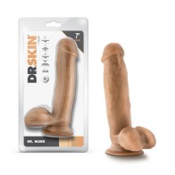 Dr. Skin Dr. Mark 7 in. Dildo Tan