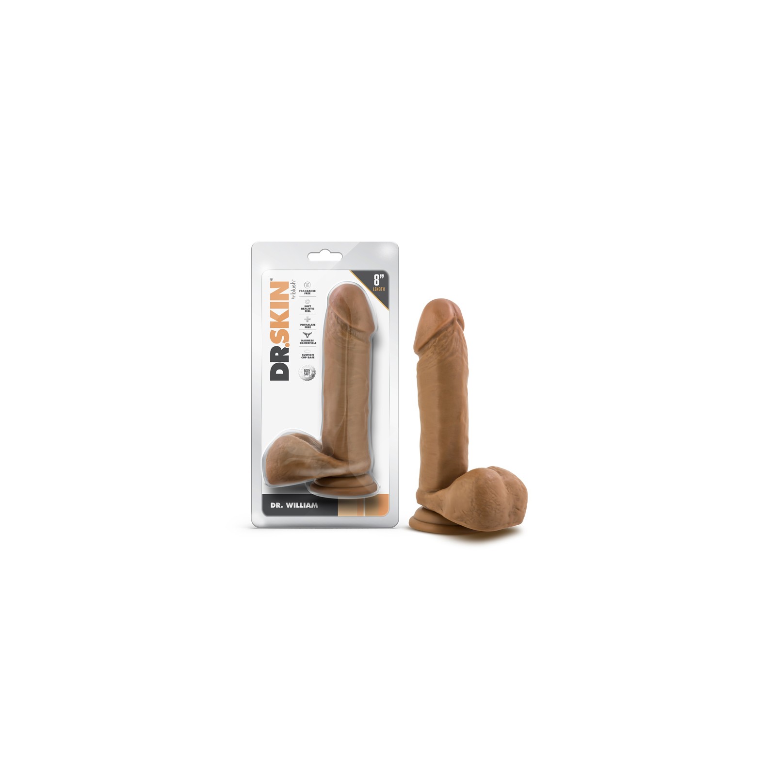 Dildo Dr. Skin Dr. William de 8 Pulgadas