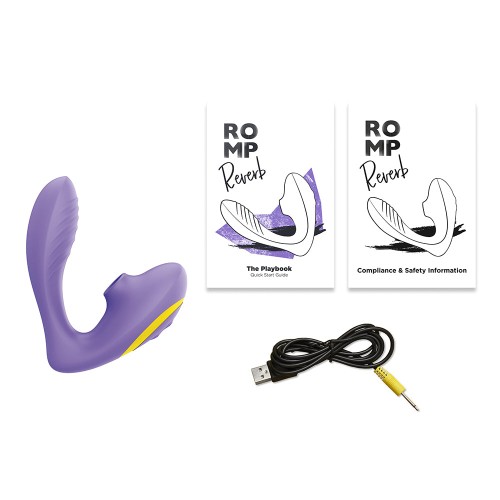 ROMP Reverb Rechargeable Clitoral G-Spot Stimulator Purple