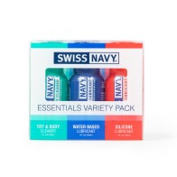 Pack de Variedad Swiss Navy Esenciales 3 Piezas