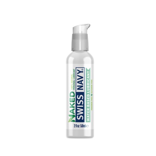 Lubricante a Base de Agua Swiss Navy Naked 2 oz.