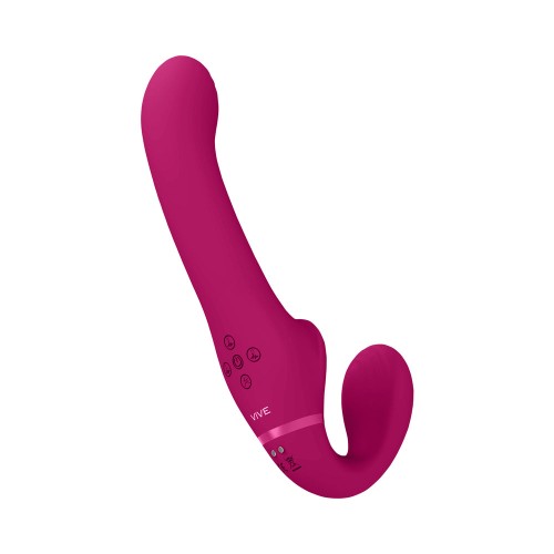 VIVE AI Strapless Doble Vibrador - Rosa