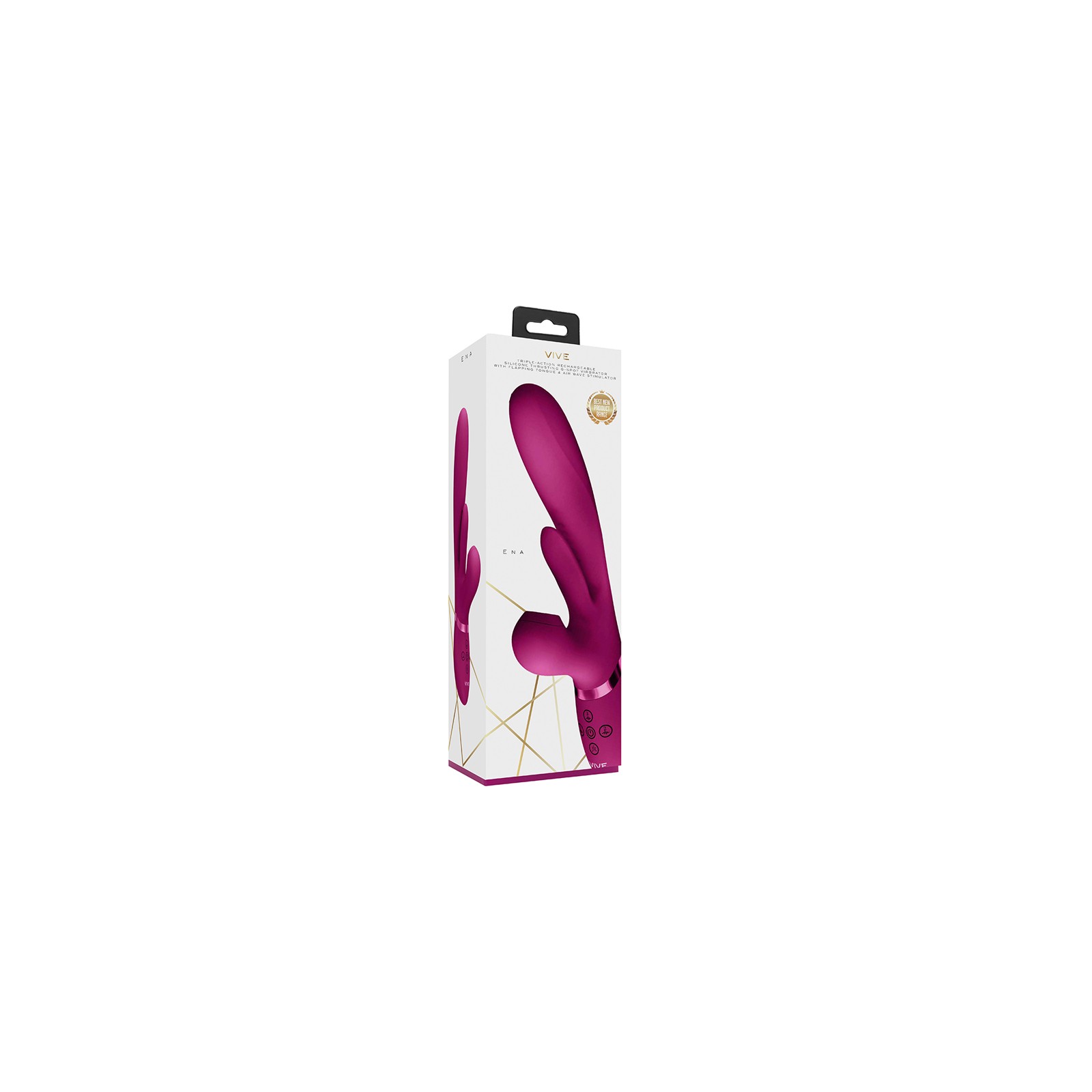 VIVE ENA Rechargeable Thrusting G-Spot Vibrator