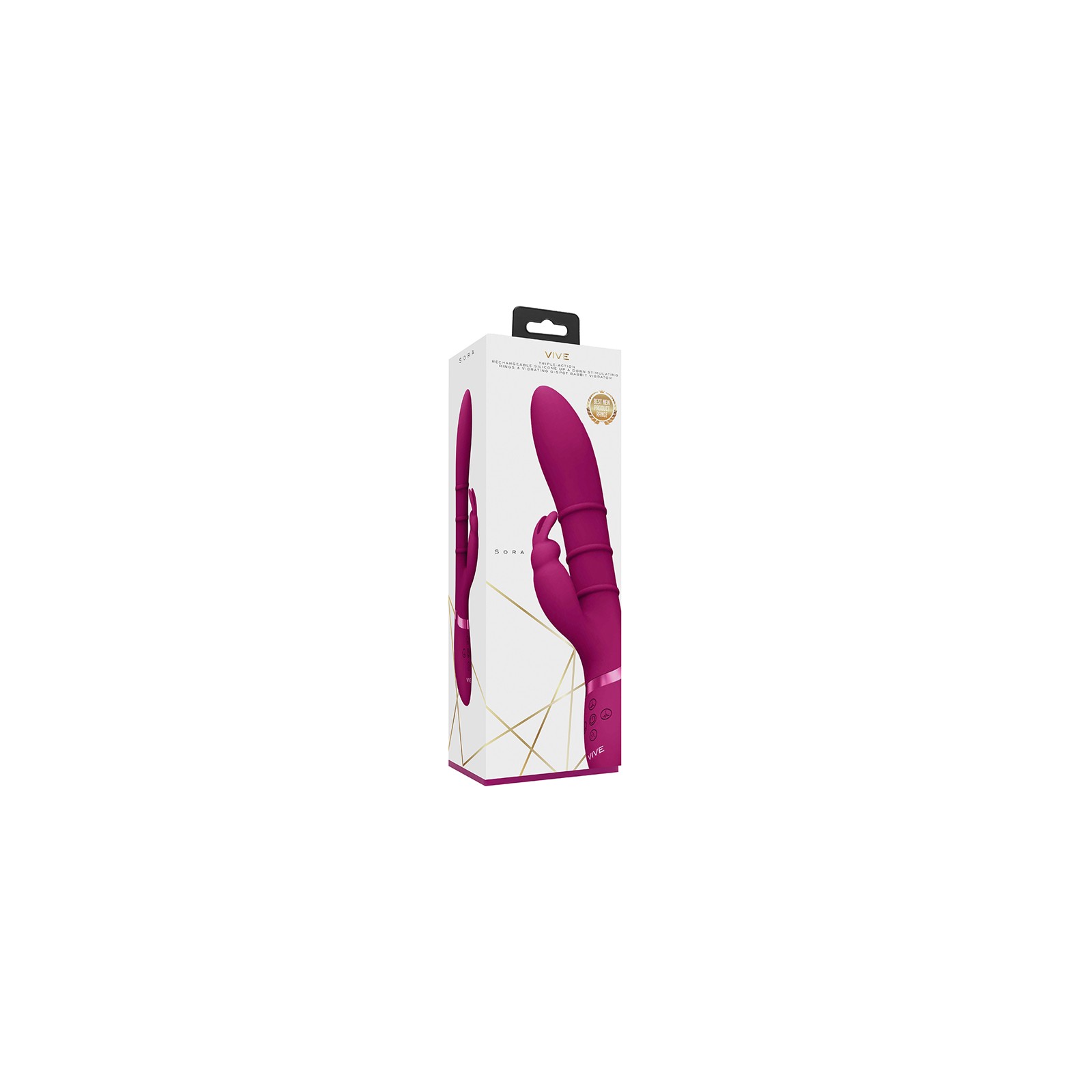 Vibrador Rabbit G-Spot VIVE SORA