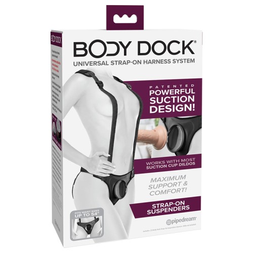 Body Dock Strap-On Harness with Suction