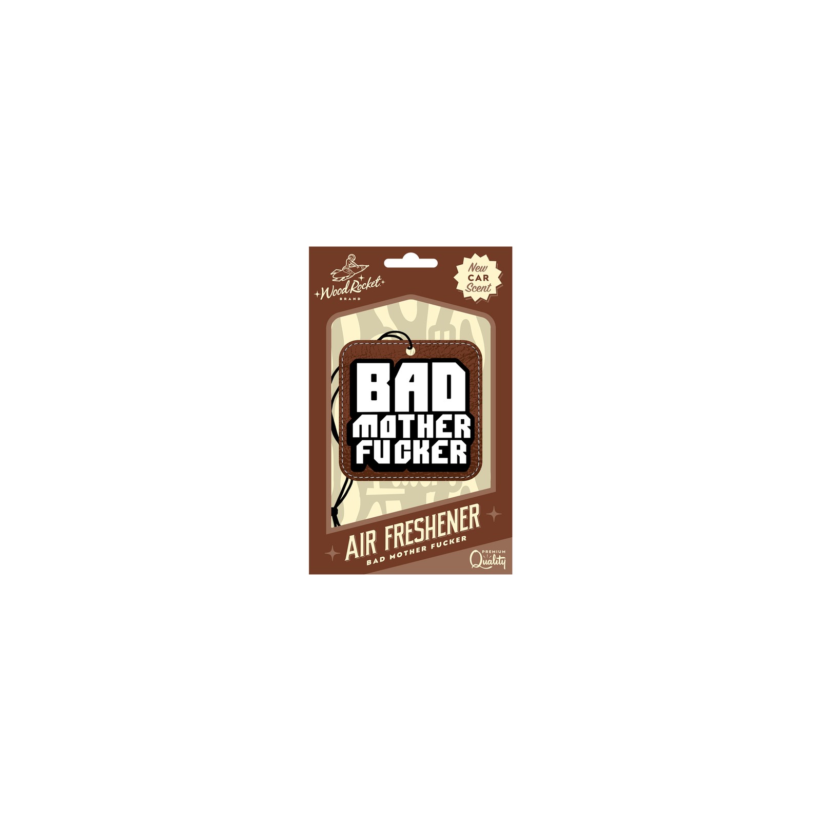 Wood Rocket Bad Mother Fucker Air Freshener