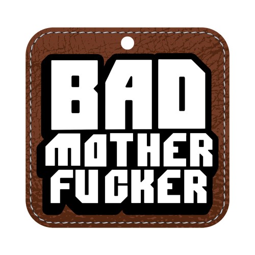 Wood Rocket Bad Mother Fucker Air Freshener