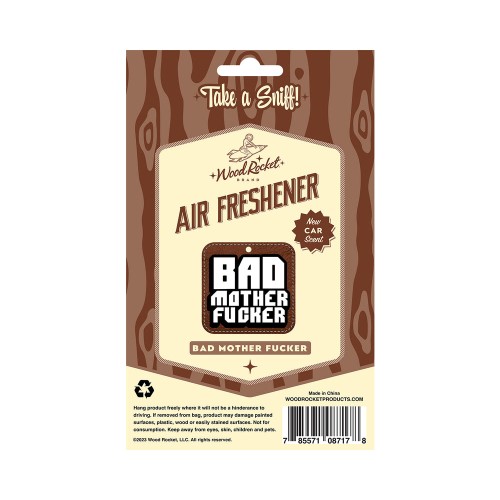 Wood Rocket Bad Mother Fucker Air Freshener