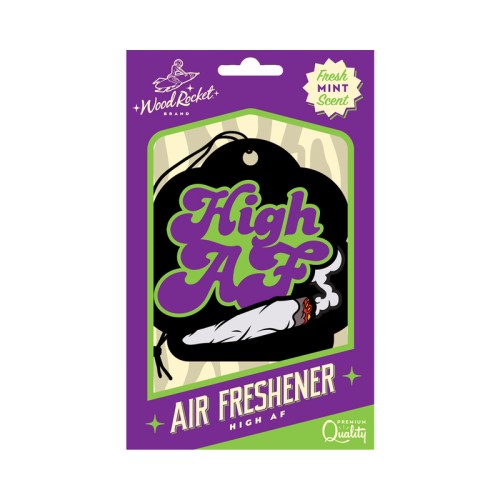 Wood Rocket High AF Air Freshener with Mint Scent