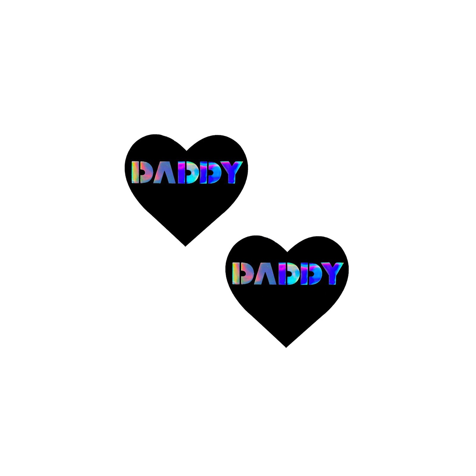 Neva Nude Pasty Daddy Heart Vinilo Negro