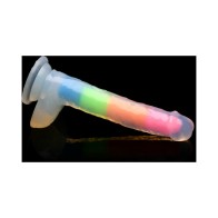 Lollicock Silicone Dildo with Balls 7 in.