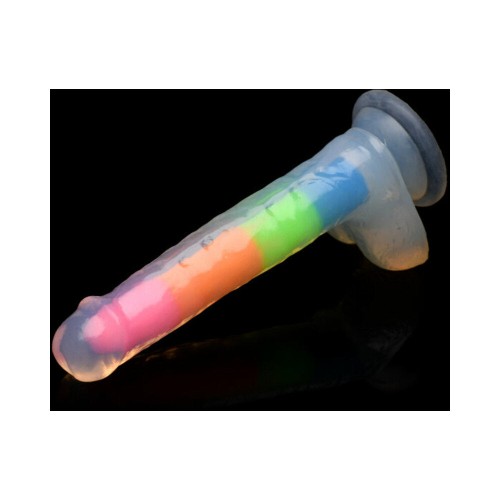 Lollicock Silicone Dildo with Balls 7 in.