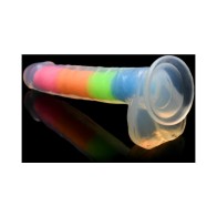 Lollicock Silicone Dildo with Balls 7 in.