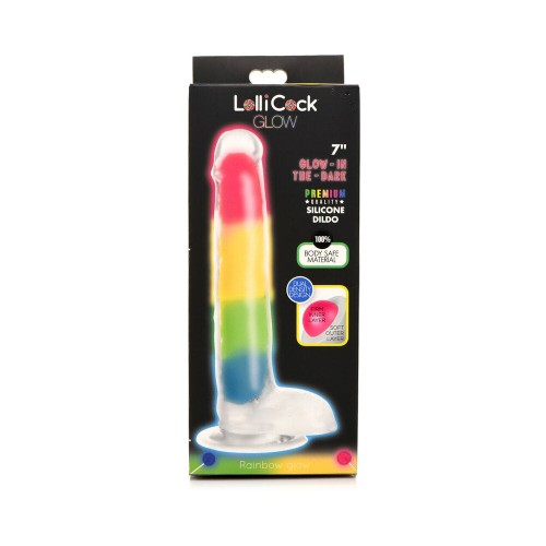 Dildo de Silicona Lollicock con Bolas 7 in.