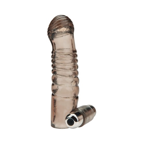 Blue Line 5.25 in Vibrating Penis Sleeve Extension