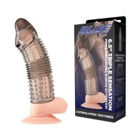 Blue Line 6.5 in. Triple Sensation Penis Enhancer Sleeve