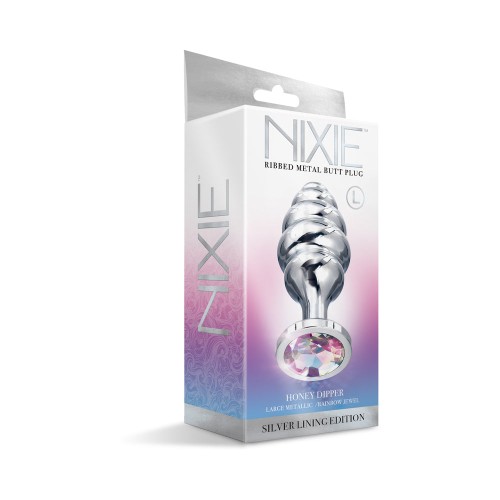 Plug Anal Grande Nixie Metal Acanalado