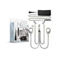 Nixie 8-Piece Bondage Kit Silver