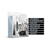 Nixie 8-Piece Bondage Kit Silver