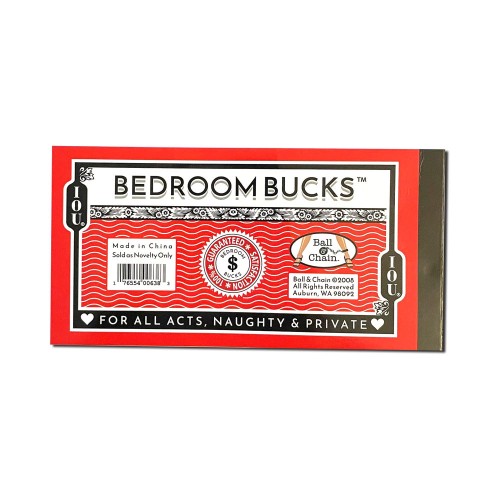 Bedroom Bucks for Sexual Adventure