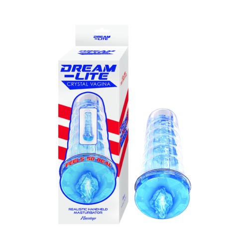 Dream-Lite Masturbador Vagina Crystal Azul