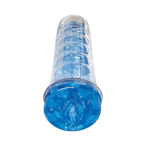 Dream-Lite Crystal Vagina Masturbator Blue